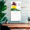 Live with Intention | 2026 12 x 24 Inch (Hanging) Monthly Square Wall Calendar | Featuring the Artwork of Renee Locks | Plastic-Free